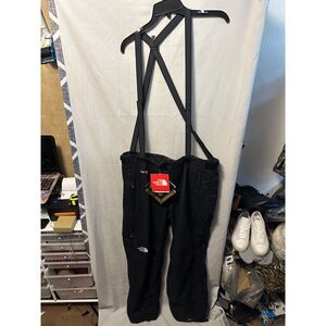NWT The North Face Men's Goretex Hard Shell Suspenders Ski Pants Size XL Black